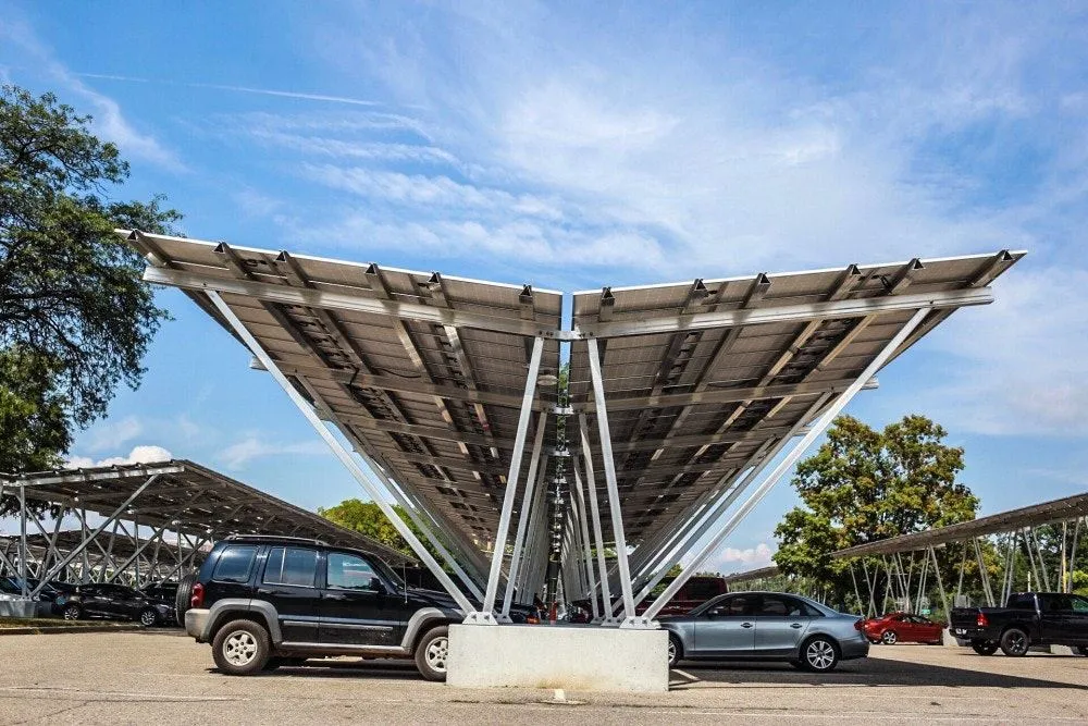 solar carport structure