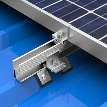 Aluminum Solar Roof Rail For Solar Panel Roof Mounting Aluminum Solar Roof Rail For Solar Panel Roof Mounting