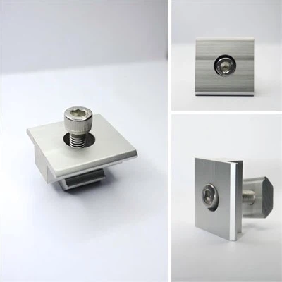 Mid Clamp To Fixed Sun Power Panel In Solar Racking System