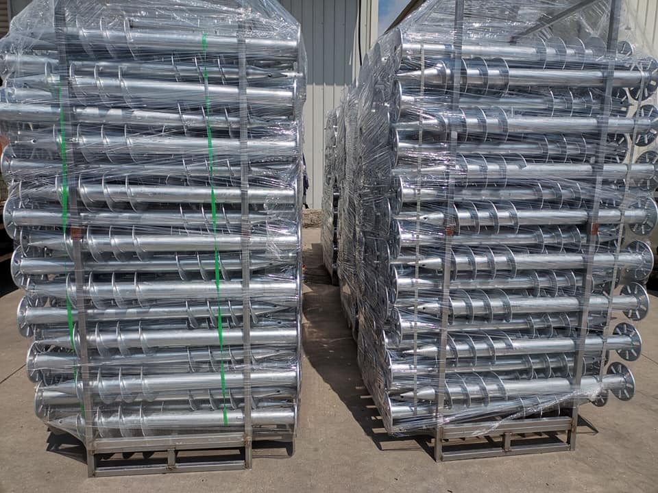 Foundation Screw Post Real Scene Foundation Screw Post Real Scene