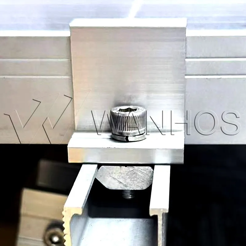 Solar Panel Mounting End Clamp Detail_01 Solar Panel Mounting End Clamp Detail_01