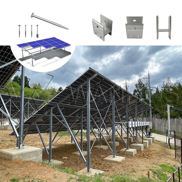 Sistem Racking Ground Ground PV