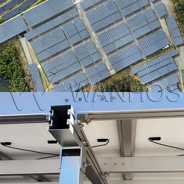 Struktur tempat letak kereta kanopi solar