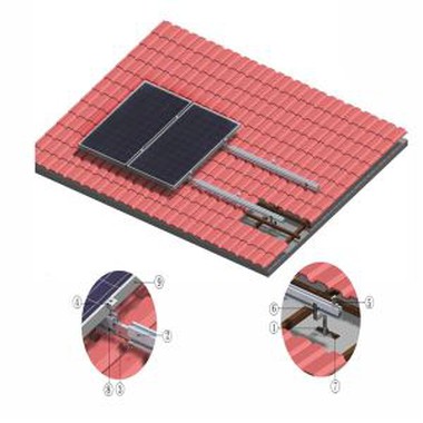 Solar Roof Racking Systems Murah Produk Suria