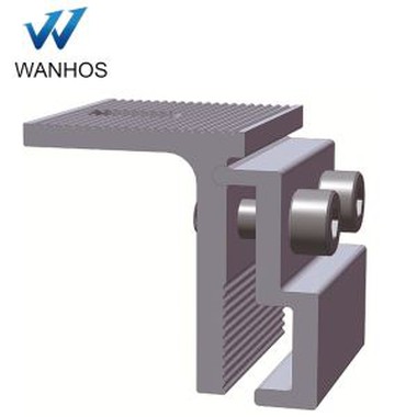 Pemasangan sistem yang berdiri jahitan cangkuk bumbung mudah pemasangan PV berkualiti