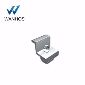 Sistem Tenaga Suria End Clamp, Aluminium Solar Racking Framed End Clamp