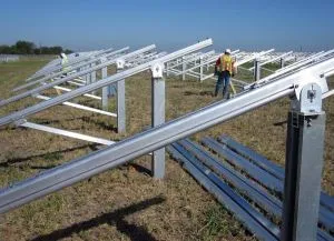 Sistem Pile Ground Solar Mounting For Commercial