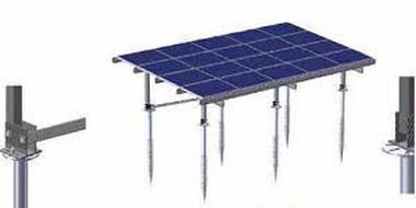 AL-Ground Mounting System Bracket