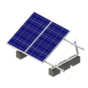 Struktur Panel Solar Photovoltaic Pada Flat