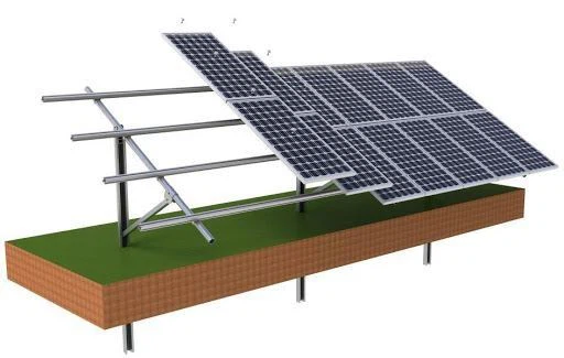 100kw-solar-brackets-pile-for-ground-mounting