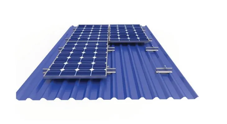 Aluminum Slotted Rail For Metal Roof With Trapezoidal Profile Solar Mounting System