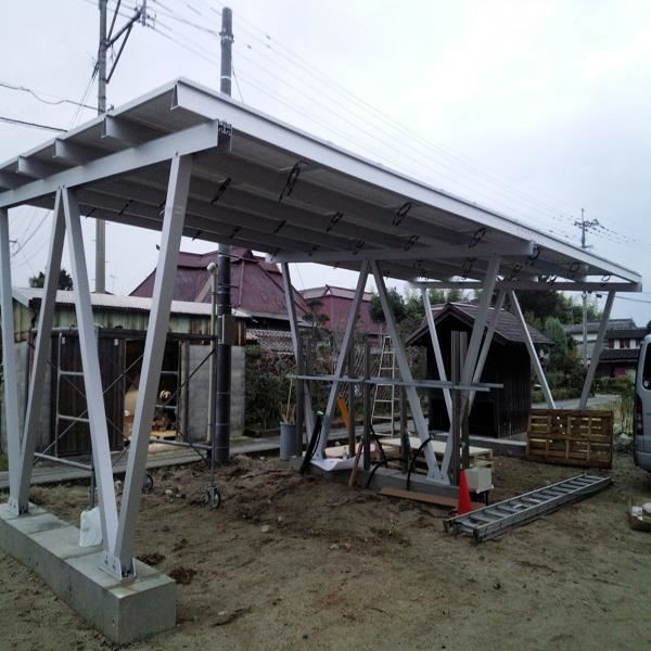Antirust Solar Parking Lot Mounting Structure