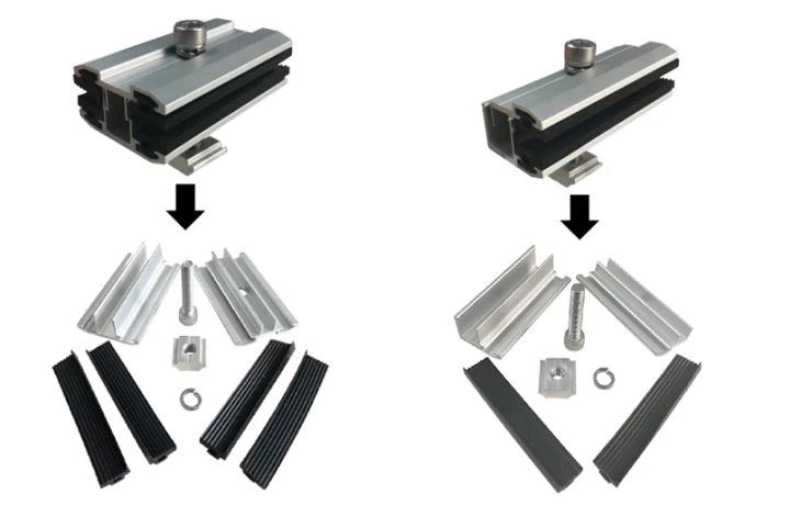 Frameless Solar Panel Mounting Clamps Au