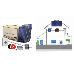 1Kw off grid solar tenaga sistem DIY mudah pemasangan