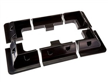 Corner ABS Kurungan untuk bumbung panel solar