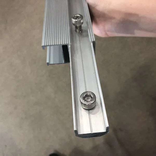 Solar Mounting System Rail External Splice