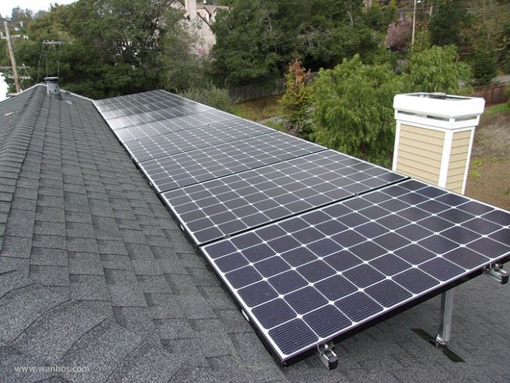 Solar Roof Asphalt Shingle Roof Installation