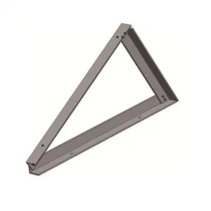 Simen Bumbung Suria Pemasangan Aluminium Tri-Angle Kurungan