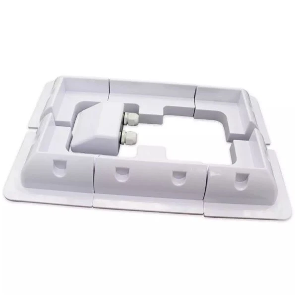 White Solar Panel Mounting Rails For Rv