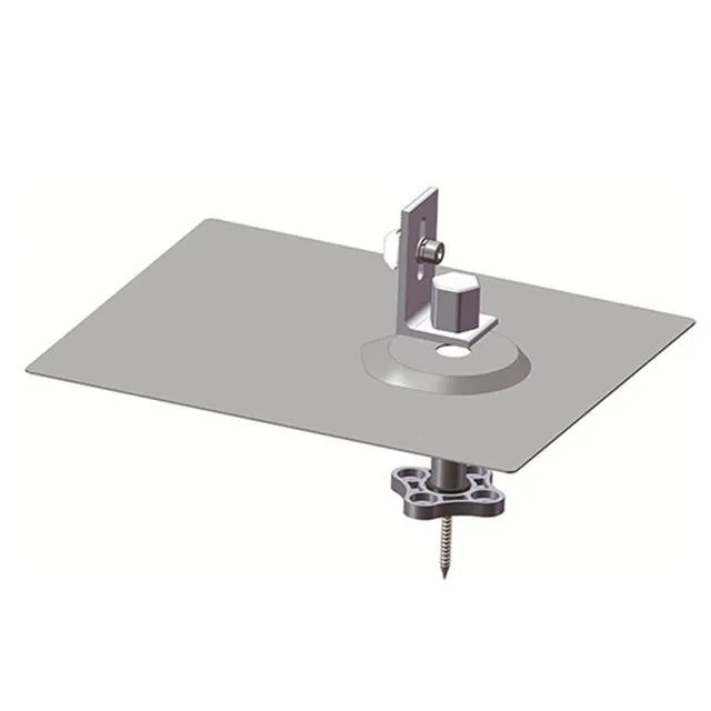 Bumbung Solar Aluminium Kalis Air Berkelip Pemasangan Loji Dengan Kaki L